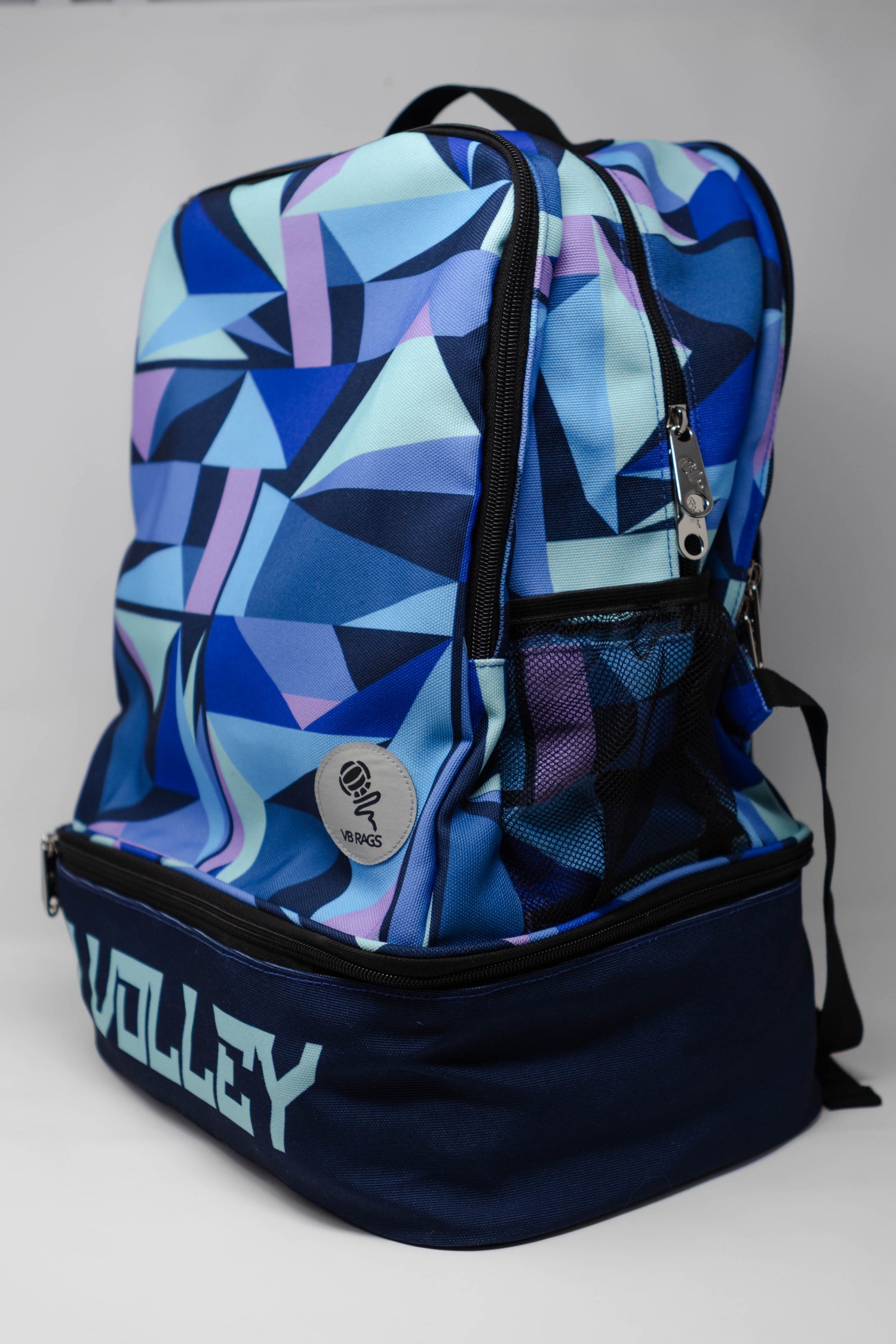 TOUR VOLLEYBALL BACKPACK - Geometric Ice Blue