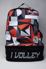 TOUR VOLLEYBALL BACKPACK - Geometric Van Halen Red