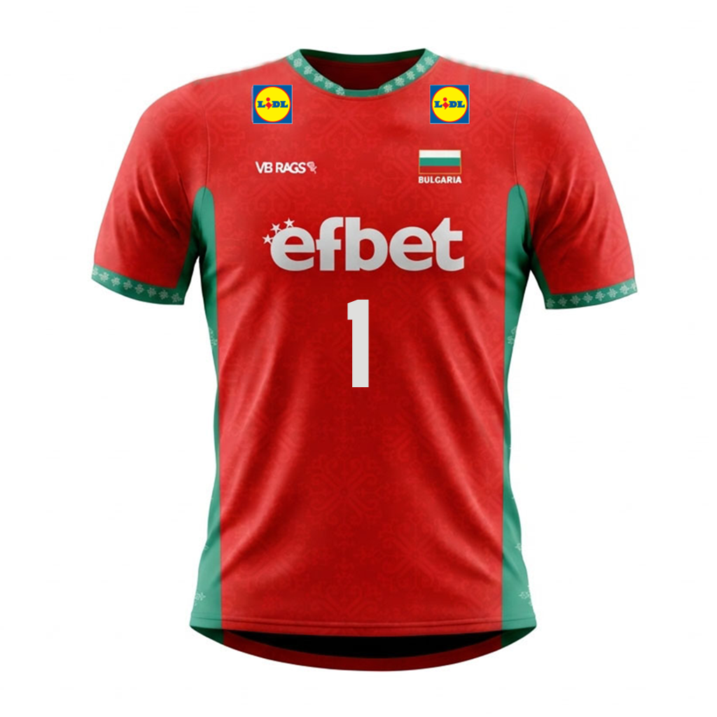 #1 MONI NIKOLOV BULGARIA NATIONAL TEAM OFFICIAL JERSEY - ADULT – VB ...