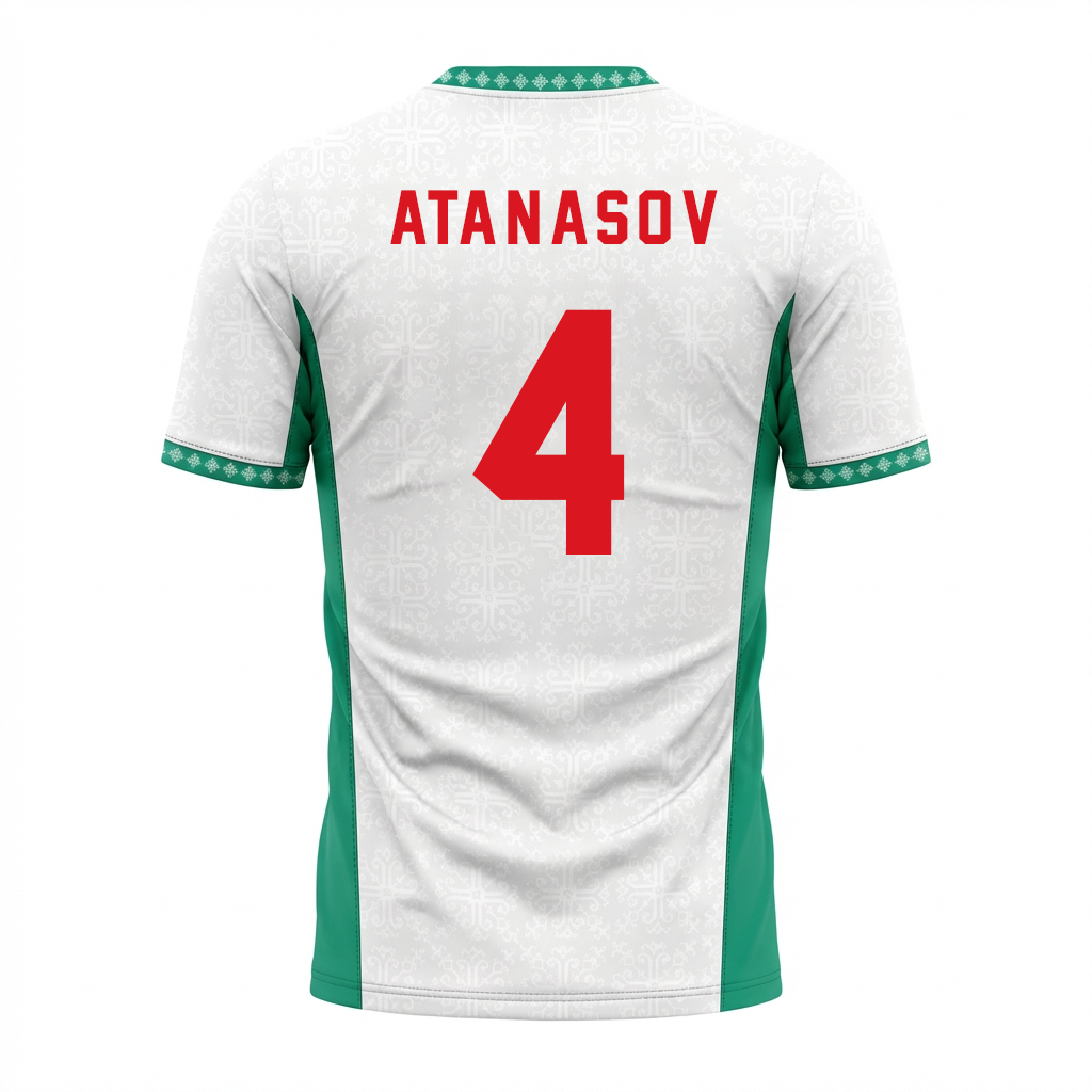 #4 ATANASOV BULGARIA NATIONAL TEAM OFFICIAL JERSEY - ADULT – VB RAGS ...