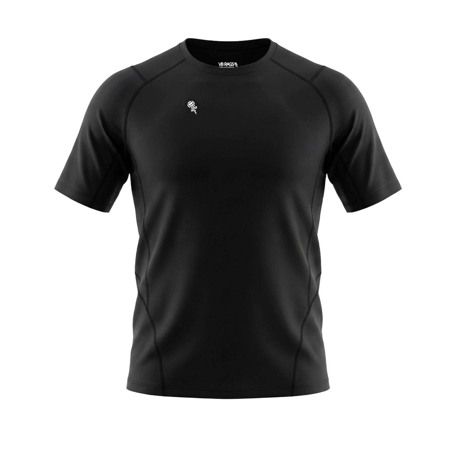 Mens Performance Short Sleeve Tee - Black