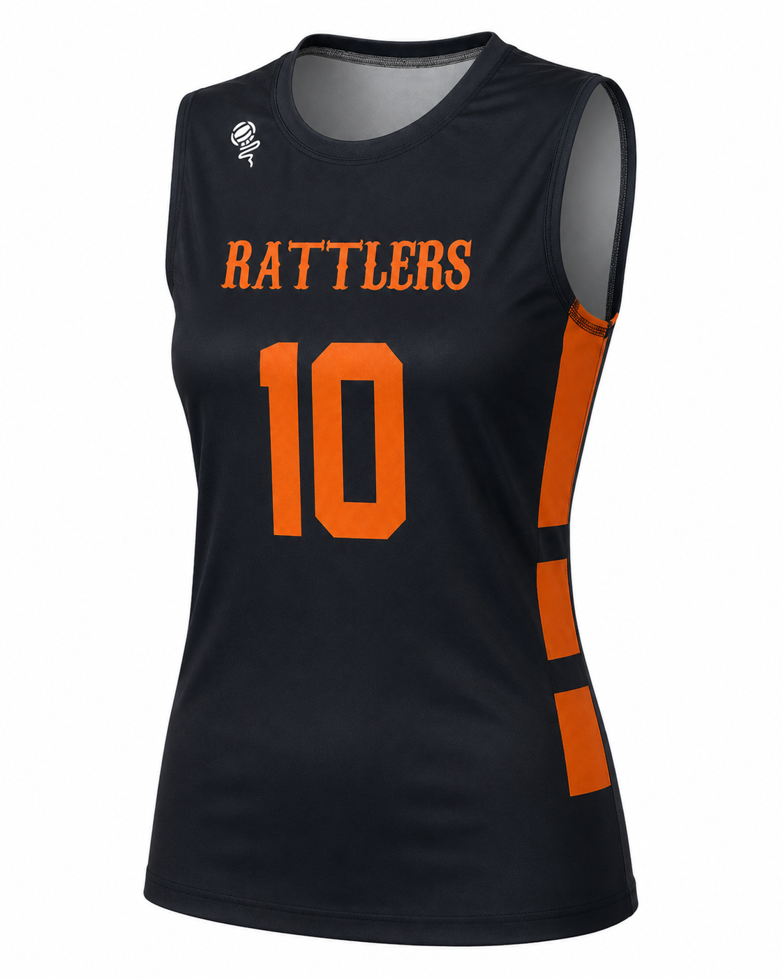CC RATTLERS SLEEVELESS GAME JERSEY - BLACK [Includes compression sleeves]