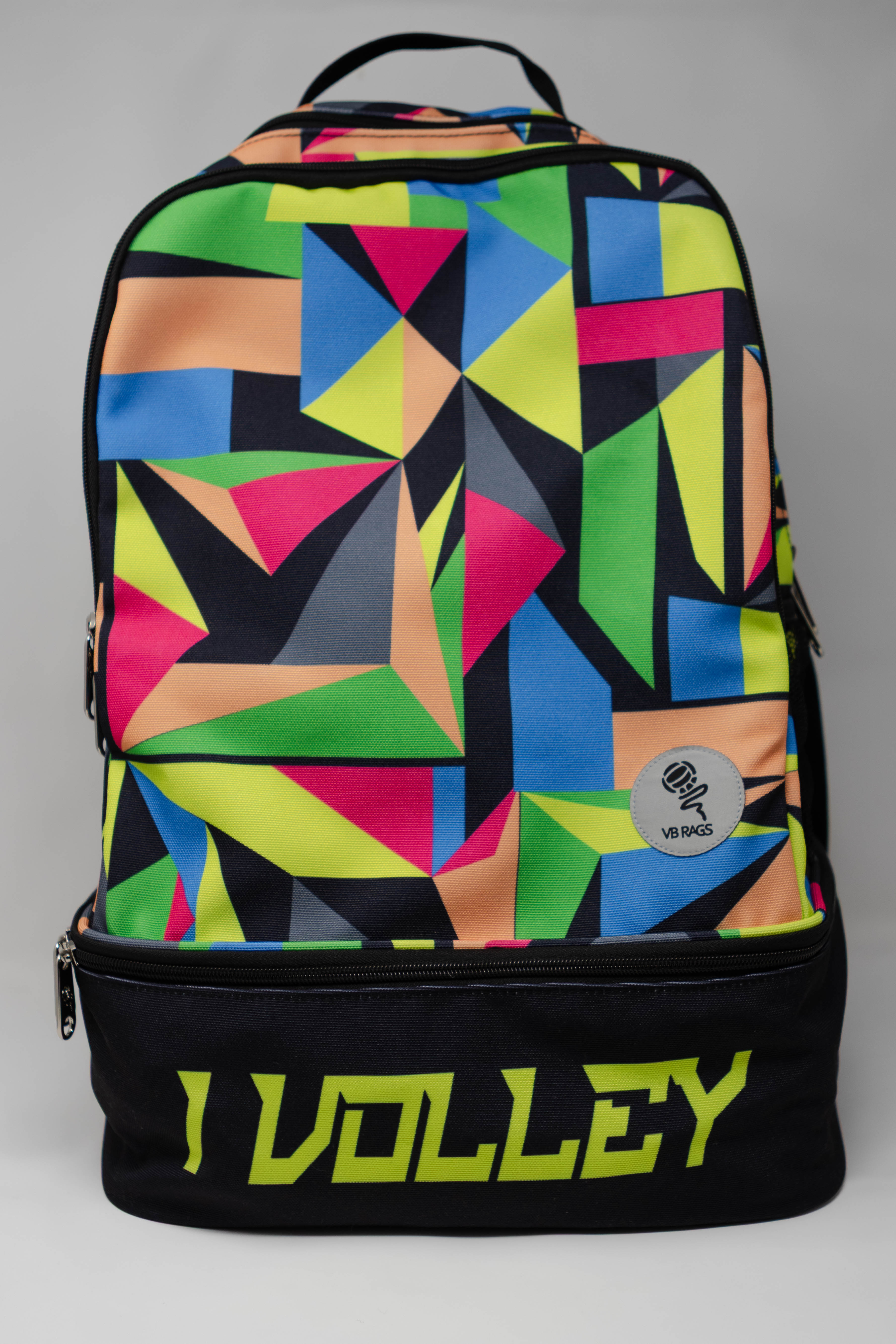TOUR VOLLEYBALL BACKPACK - Geometric Yellow/Multicolor