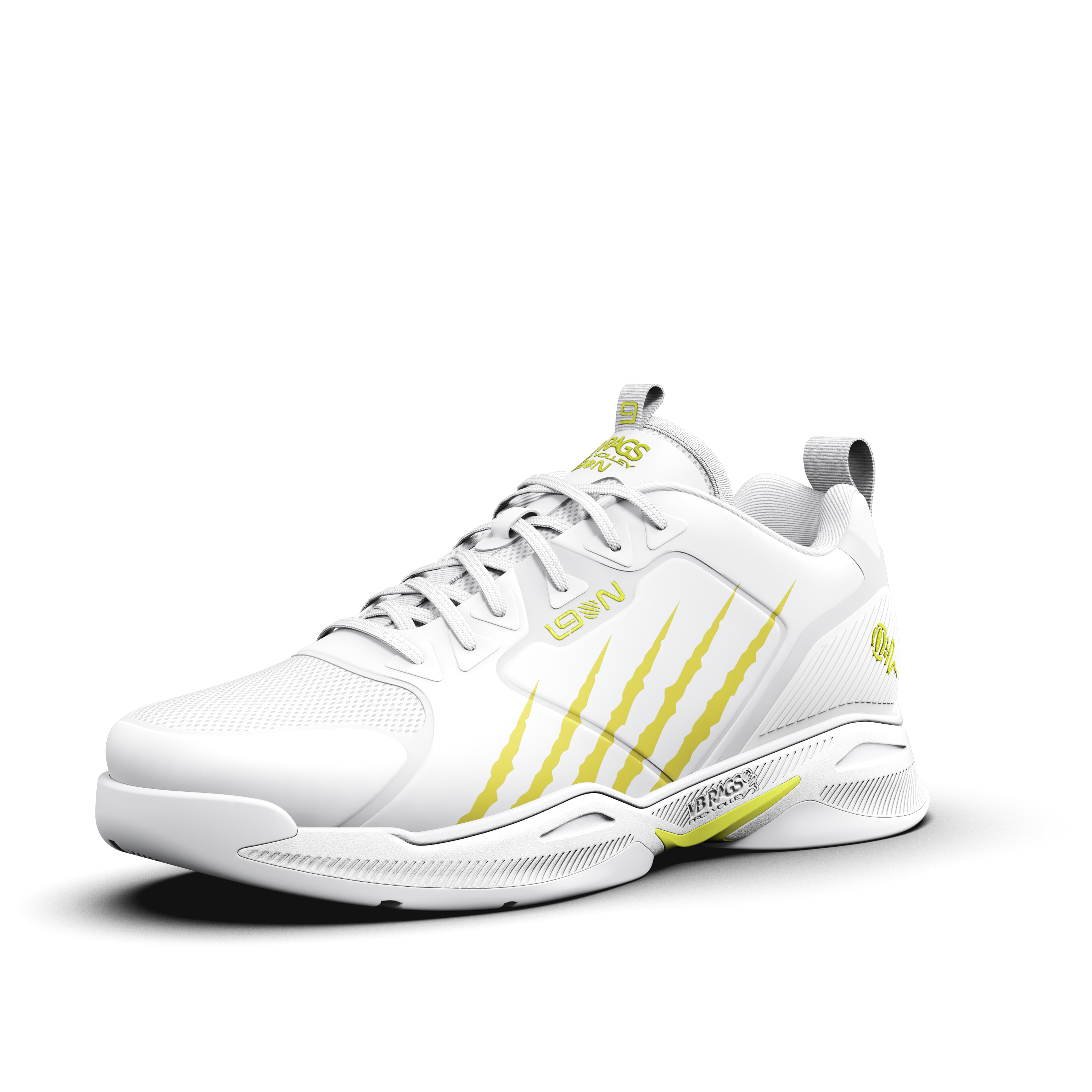 VB RAGS L9ON High Performance Shoe | White / Gold – VB RAGS VOLLEYBALL