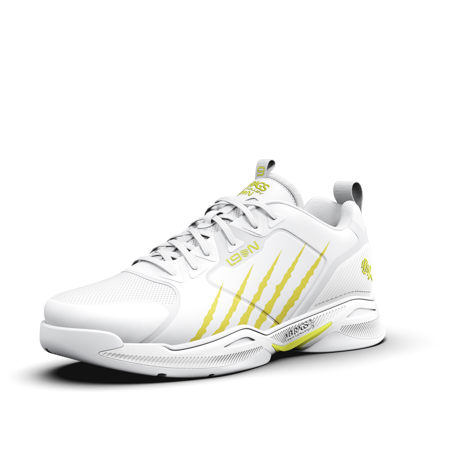 VB RAGS L9ON Volleyball Court Shoe | White / Gold
