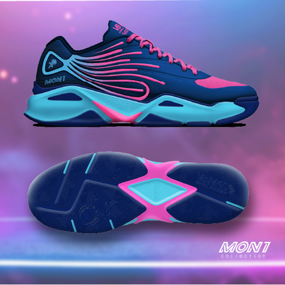VB RAGS Mon1 Volleyball Court Shoe | Navy Pink