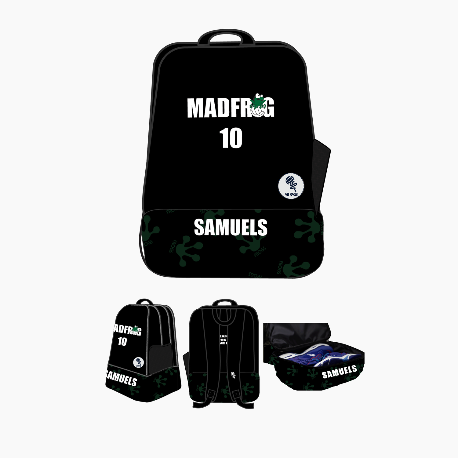 MADFROG 26 | Team Backpack (Black) - Optional Add On