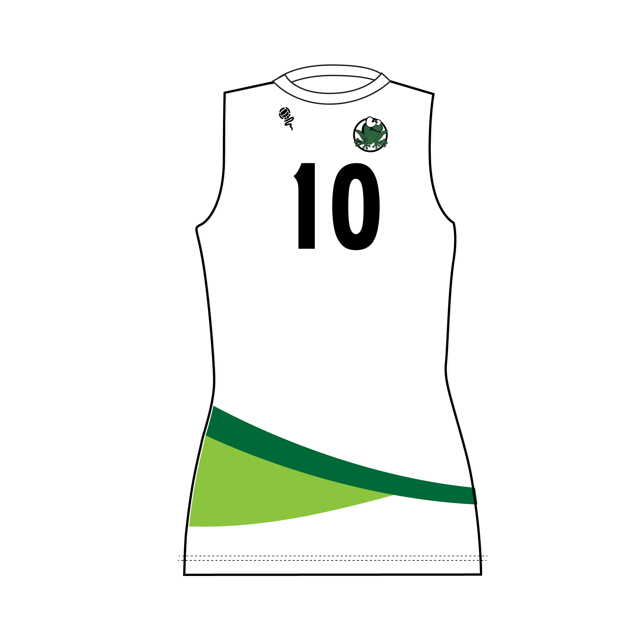 MADFROG 26 SLEEVELESS GAME JERSEY