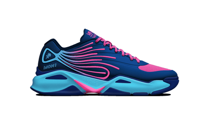 VB RAGS Mon1 Volleyball Court Shoe | Navy Pink
