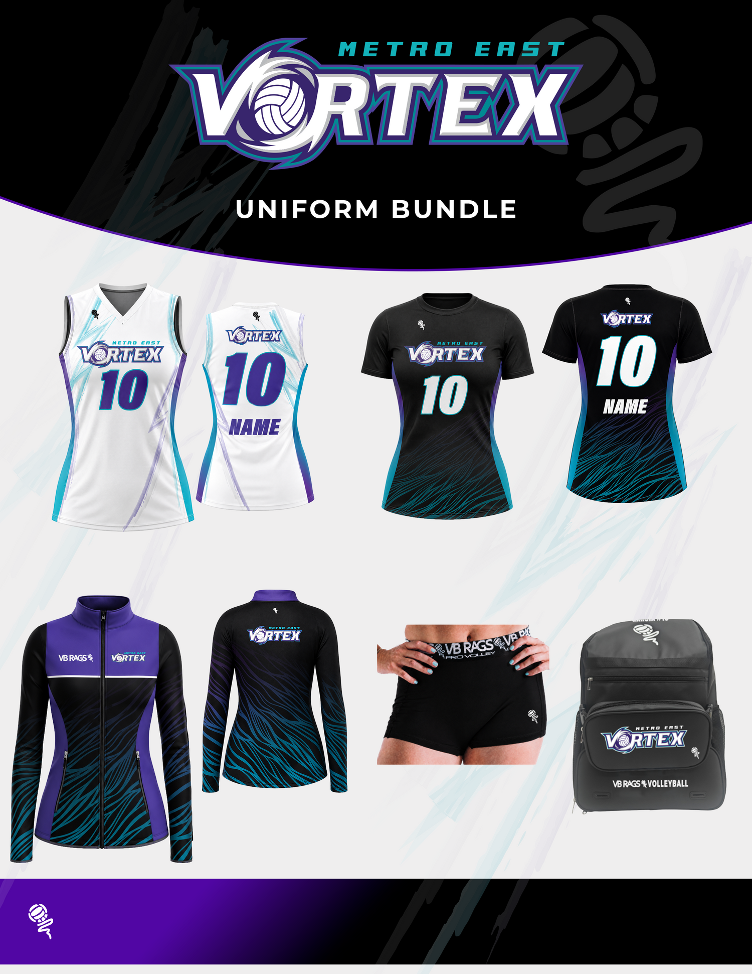 METRO EAST VORTEX  | GIRLS 26-27 UNIFORM PACKAGE