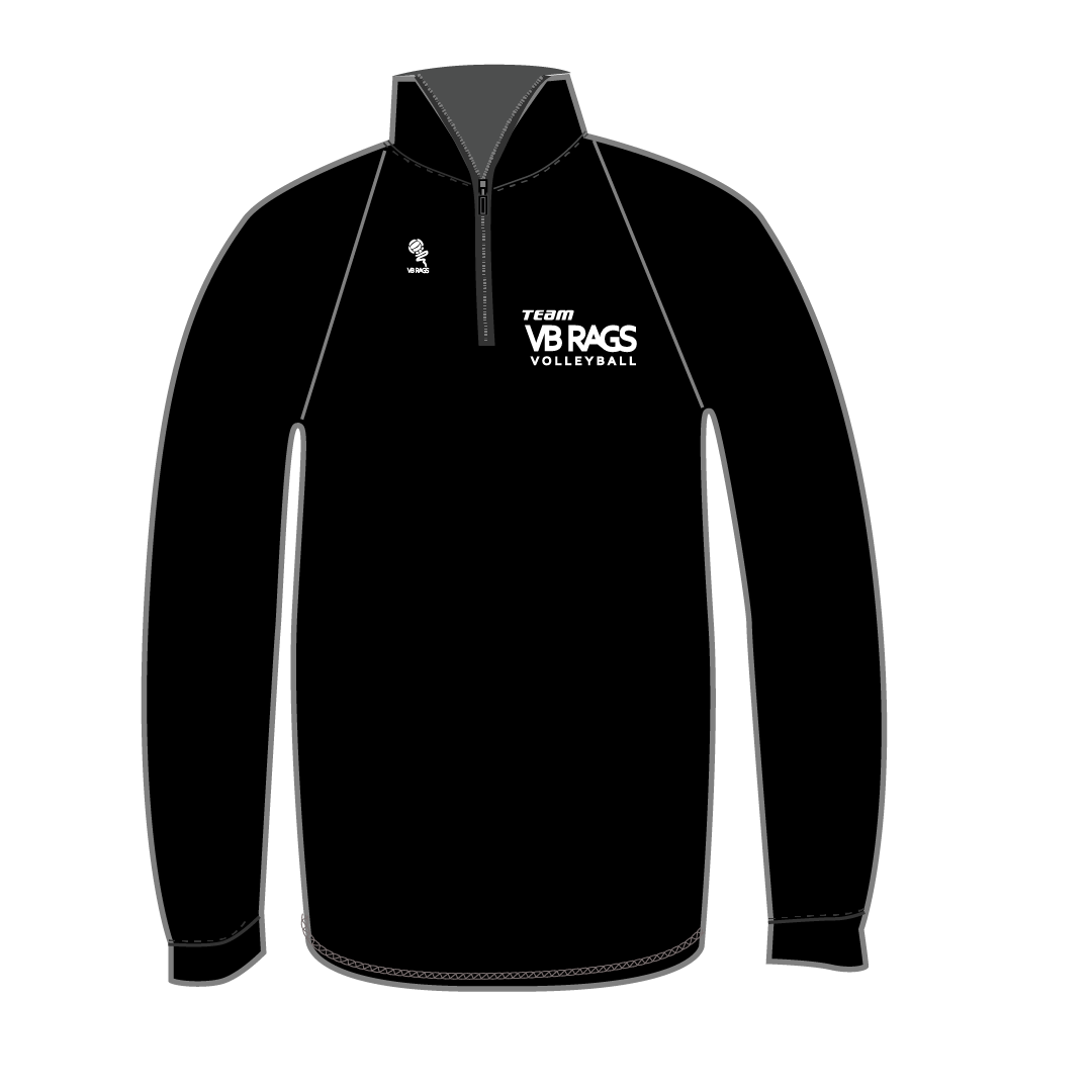 TEAM VB RAGS 1/4 ZIP MESH PULL OVER