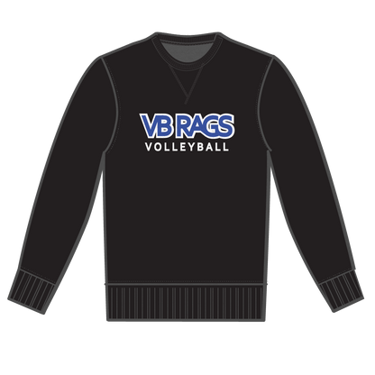 VB RAGS Crew Neck Sweatshirt - Black