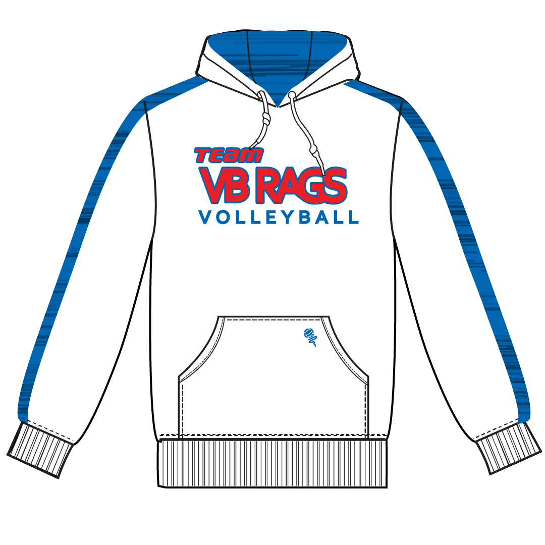 TEAM VB RAGS White Hoodie