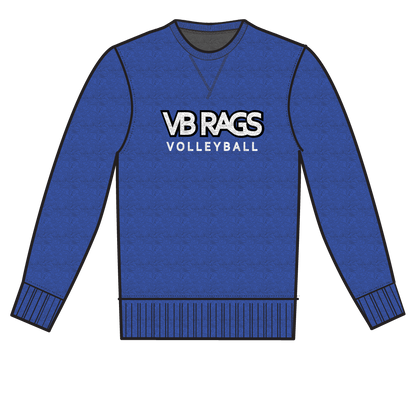 VB RAGS Crew Neck Sweatshirt - Blue