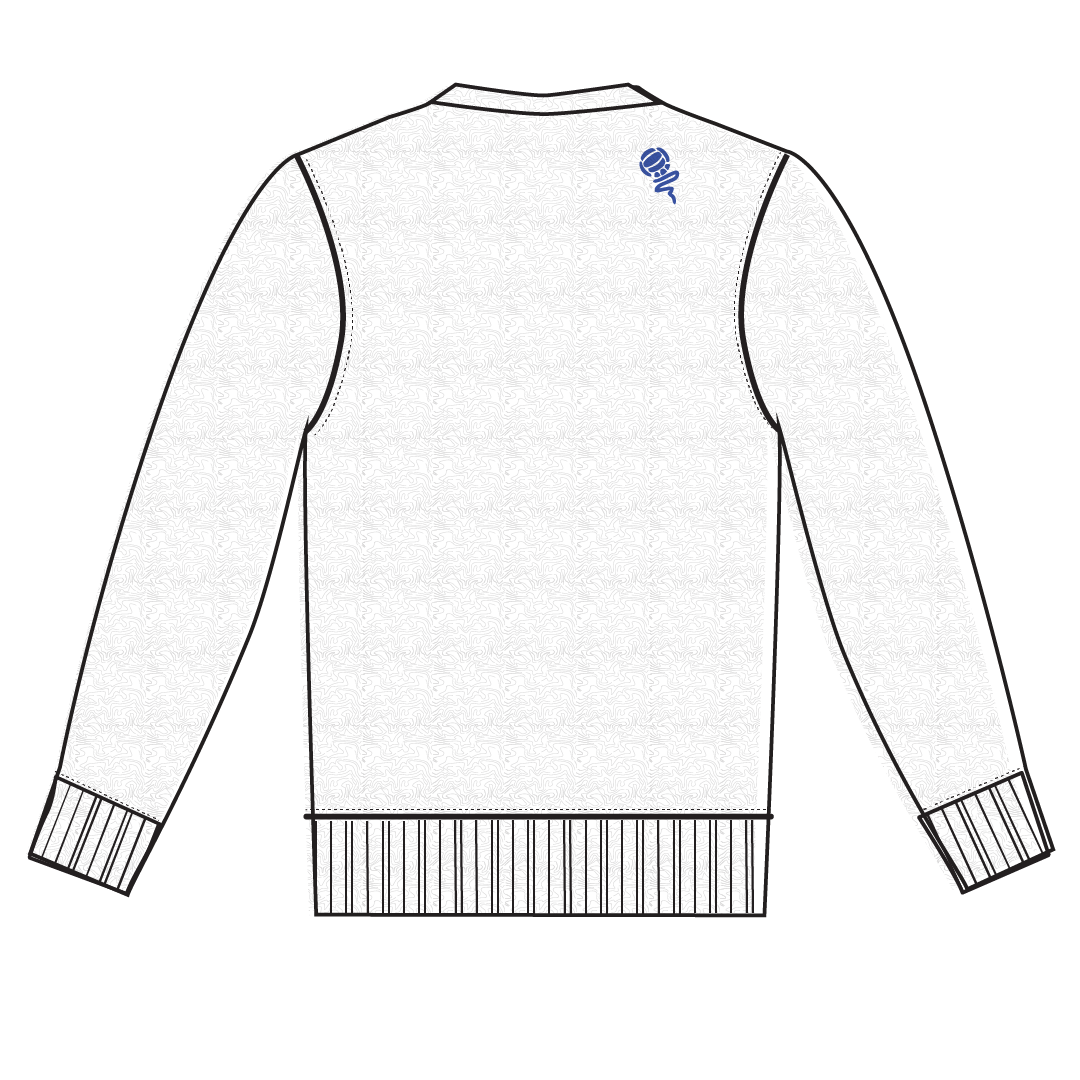 VB RAGS Crew Neck Sweatshirt - White
