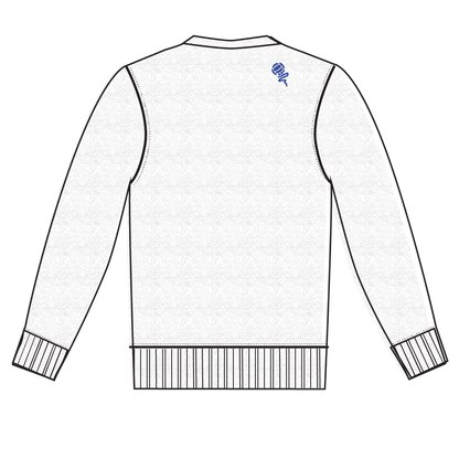 VB RAGS Crew Neck Sweatshirt - White